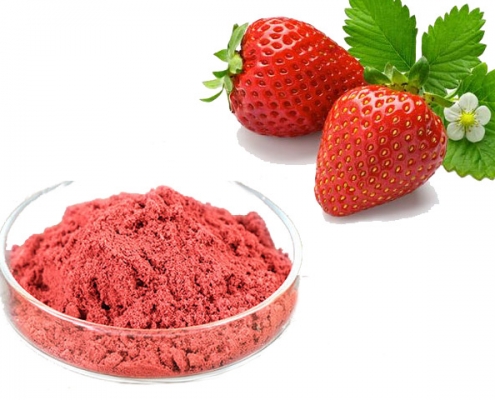 Soluble instant strawberry flavour fruit juice powder supplier